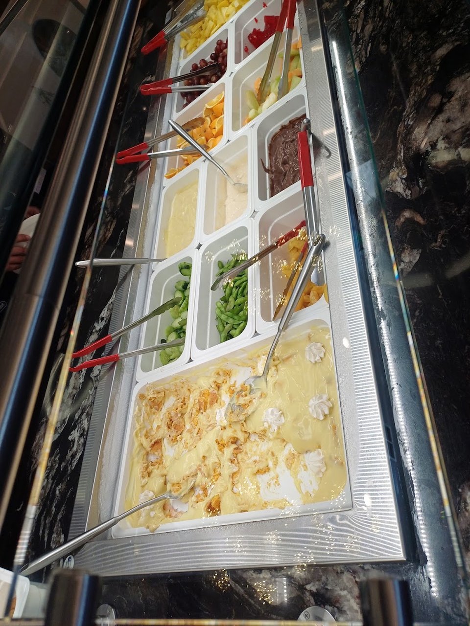 Takeaway menu for party tray orders.