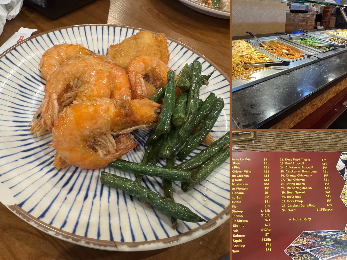 Bright counter area with takeaway options.
